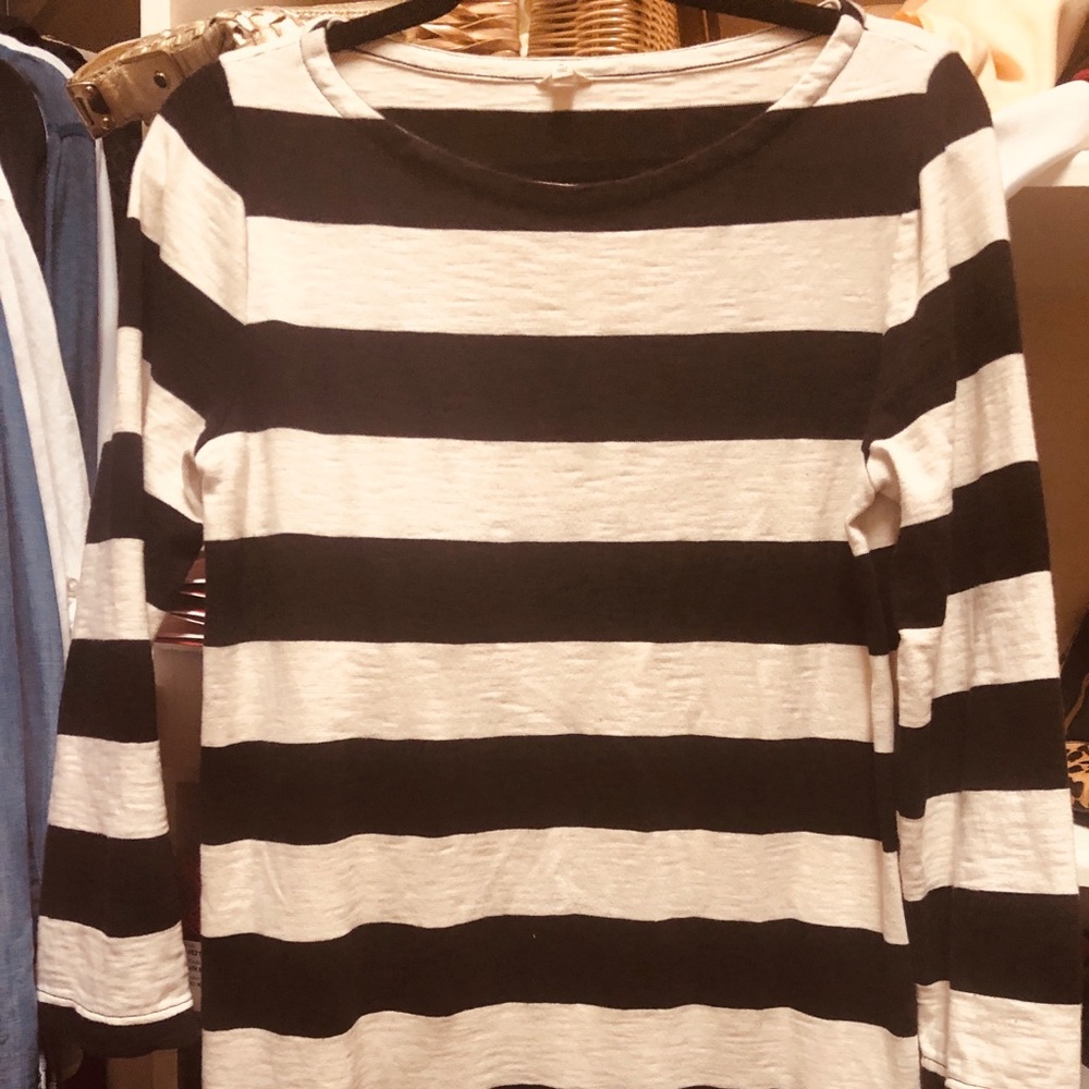J.Crew, striped tunic size M